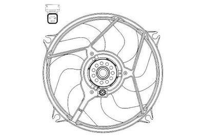 VENTILIATORIUS AUŠINTUVO NRF 125395 306048 068007N GA2 