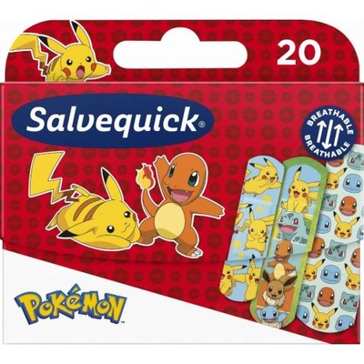 Plastry dla dzieci Orkla Care Salvequick Pokemon 20 szt.