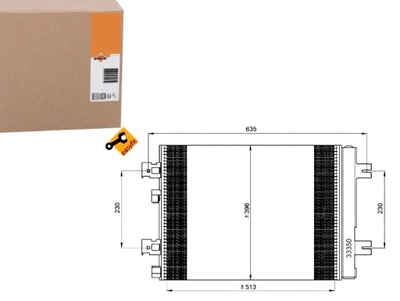 NRF35947 CONDENSADOR DE ACONDICIONADOR DACIA DUSTER 10-  