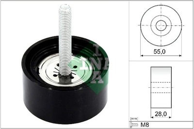 INA ROLLO PROPULSOR CORREA DE CUÑA OPEL ASTRA J ASTRA J GTC ASTRA K  