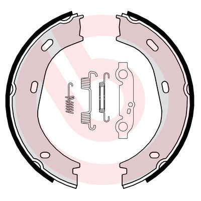 BREMBO S 50 501 ZESATW ZAPATAS HAMULCOWYCH, HAMULEC AUTÓNOMO  