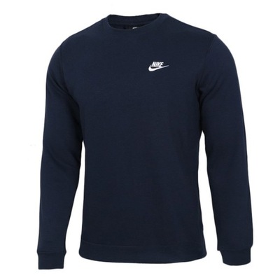 Nike bluza męska klasyczna dresowa granatowa XL