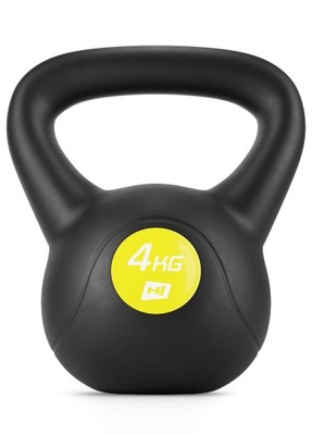 Kettlebell winylowy 4kg odważnik hantel ciężarek