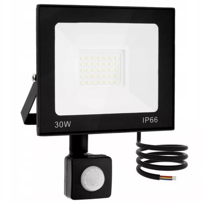 ФАРА LED (СВЕТОДИОД ) Z ДАТЧИКОМ ДВИЖЕНИЯ 30W IP66 БЕЛИЙ ZIMNY