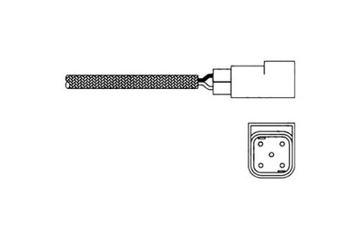 Delphi es20252-12b1 датчик лямбда-зонд фото №1