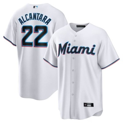 koszulka baseballowa Sandy Alcantara Miami Marlins