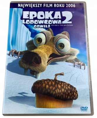 EPOKA LODOWCOWA 2 płyta BDB+ PL BAJKA FILM DVD