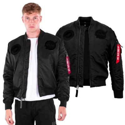 Kurtka Alpha Industries MA-1 VF NASA All Black S