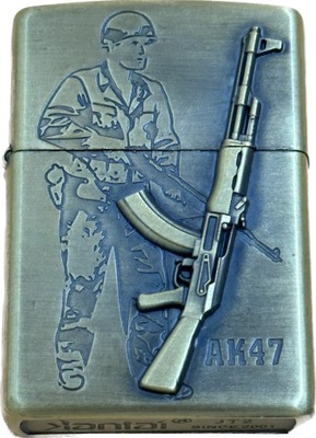 AK 47 Kałasznikow Zapalniczka benzynowa METAL