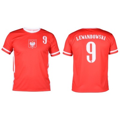 Koszulka - LEWANDOWSKI POLSKA czerwona - XL