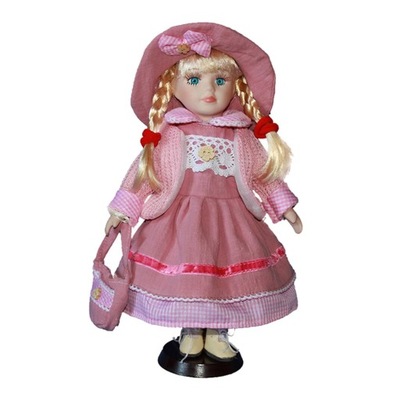 30cm Porcelain Doll Girl Figures With Stand Kids