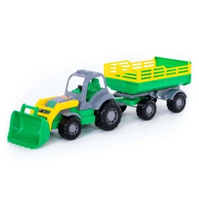 Traktor Osiłek z przyczepą Polesie 44808 kolory