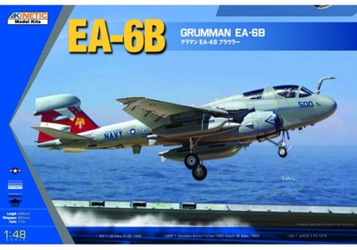 EA-6B (New Wing) Grumman Prowler Kinetic 48044 skala 1/48