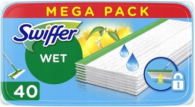 SWIFFER Ściereczki do mopa mokre CITRUS FRESH 40 sztuk