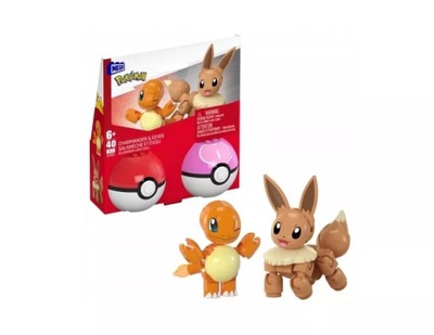 MBL POKEMON POKEBALL CHARMANDER I EEVEE JCR81 W3