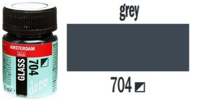 FARBA DO SZKŁA 16ML TALENS DECORFIN 704 GREY