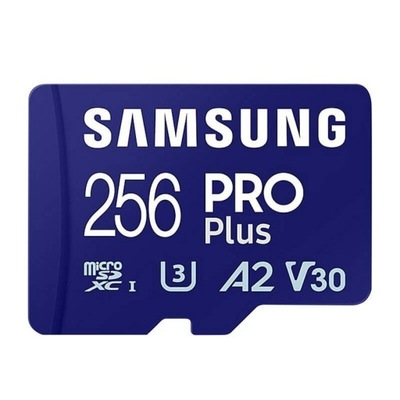 SAMSUNG KARTA PAMIĘCI PRO PLUS MICRO SDXC 256 GB U3 A2 V30 (MB-MD256SA/EU)