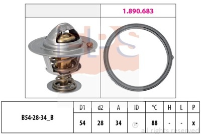 TERMOSTATOS DE AUTOMÓVIL EPS 1.880.834  