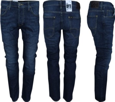 LEE POWELL SPODNIE JEANSOWE SLIM W30 L34