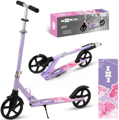 HULAJNOGA SKŁADANA DUŻA AMORTYZATOR WXM DRIFF KOŁA 200 mm