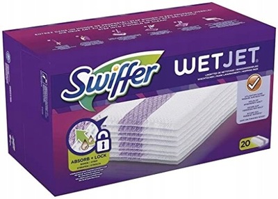 Swiffer Wetjet wkłady do czyszczenia podłóg x20