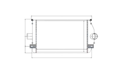 Интеркулер renault laguna 1 b/k56 99- 7701045349 фото №1