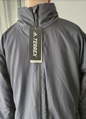 ADIDAS TERREX CIEMNOZIELONA KURTKA LOGO L 1ZZA