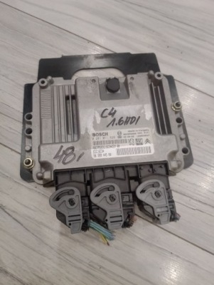 Бортовий комп'ютер блок керування 9658944580 0281011629 citroen c4 1.6hdi фото №1