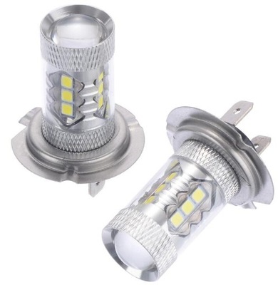 LUCES DIODO LUMINOSO LED H7 CSP LUZ FARO 6500K DIRECCIÓN 2 PIEZAS  