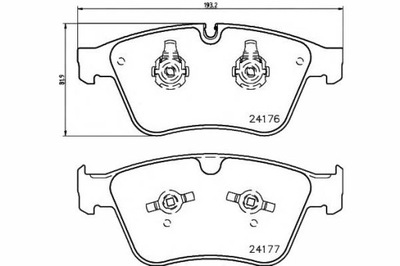 Textar гальмівні колодки гальмівні mercedes m w164 r w251 фото №1
