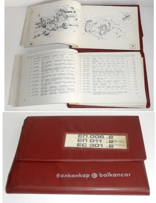 TRANSPORTE BALKANKAR ( BALCANCAR ) - KATALOG CZESCI, TEKST EN 7 JEZYKACH  