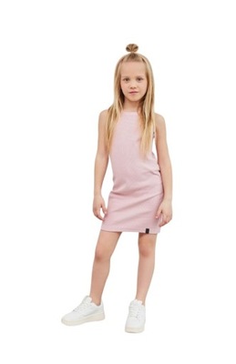 Dopasowana Sukienka Różowa All For Kids 152/158