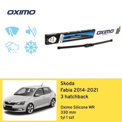 WIPER BLADE ON REAR FOR SKODA FABIA 3 HATCHBACK (2014-2021) OXIMO  