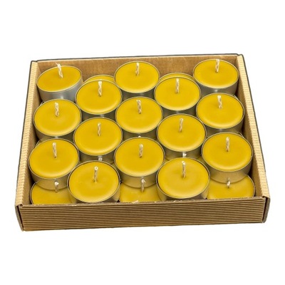 Podgrzewacz Tealight z wosku pszczelego 4cm -30szt