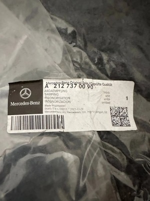 MERCEDES E W212 NUEVO ALFOMBRILLA RECUBRIMIENTO DE PUERTA PARTE TRASERA A2127370090  