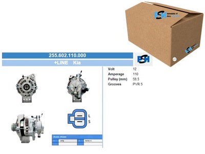 ALTERNADOR KIA 110A ALTERNADOR BV PSH  