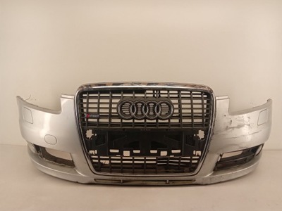 Бампер перед решітка радіатора audi a6 c6 s-line омивачі фото №1