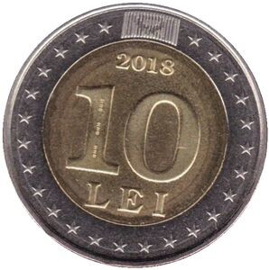 10 Lejów 2018 25-lecie waluty - Mennicza (UNC)