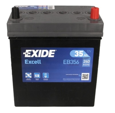 АККУМУЛЯТОР EXIDE EXCELL 35AH 240A EB356 DOSTAWA WYMINA НИКОЛАЕВ