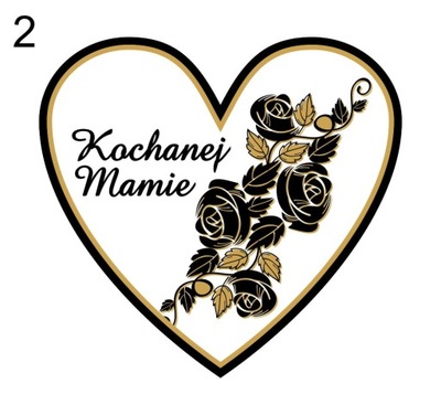 Naklejki na znicz - Kochanej mamie (Z2)