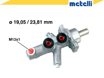 Насос тормозная mercedes w202 c208 r170 metelli фото №1