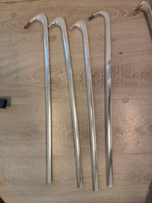 Молдинг хром кузовна ліва audi a4 b8 8k9853345 фото №1