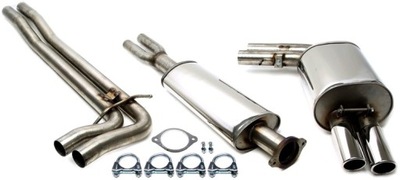 Спортивный система выпускной катбэк ta technix 2x70mm volvo s60 i r / v70 ii r фото №1