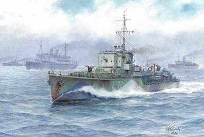 Okręt. Niszczyciel eskortowy ORP "Kujawiak"
