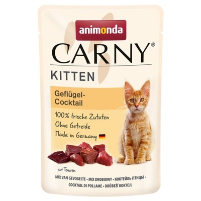 Animonda Carny Kitten Koktajl Drobiowy sasz 85g