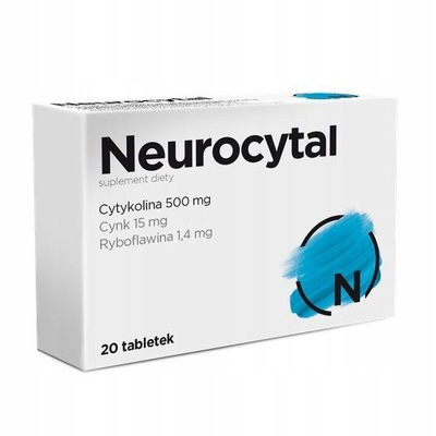 Neurocytal CYTYKOLINA 500 mg największa dawka - Suplement dla mózgu