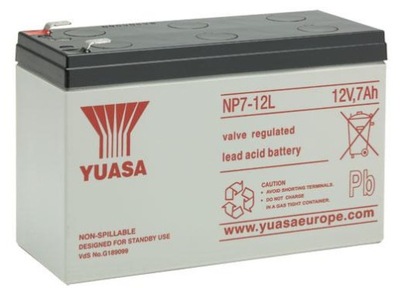 Akumulator Yuasa 12 V 7 Ah