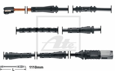 SENSOR ZAPATAS FRENOS BMW 5 TOURING F11 09- PARTE TRASERA  