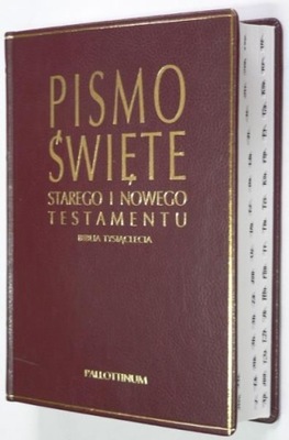 Biblia Tysiąclecia - opr. skórzana z