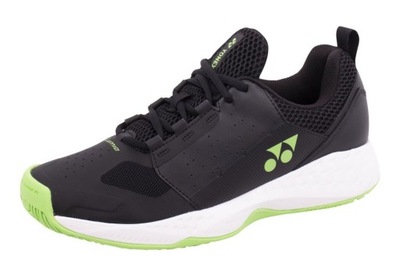 Buty tenisowe męskie Yonex Power Cushion Lumio 4 AC black/lime green 44